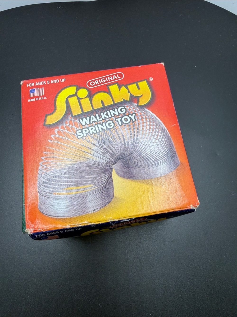 Vintage  Slinky Walking Spring Toy New In Box